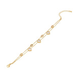 Golden Droplets Delicate Bracelet