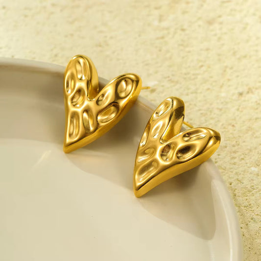 Large Twisted Hoop Earrings