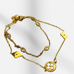 Floral Elegance Chain Bracelet