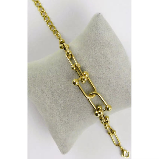 Modern Links Statement Bracelet