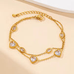Golden Droplets Delicate Bracelet