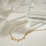 Slick Zircon Choker Necklace