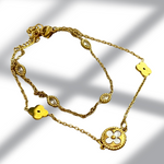 Floral Elegance Chain Bracelet