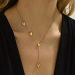 Four Heart Necklace