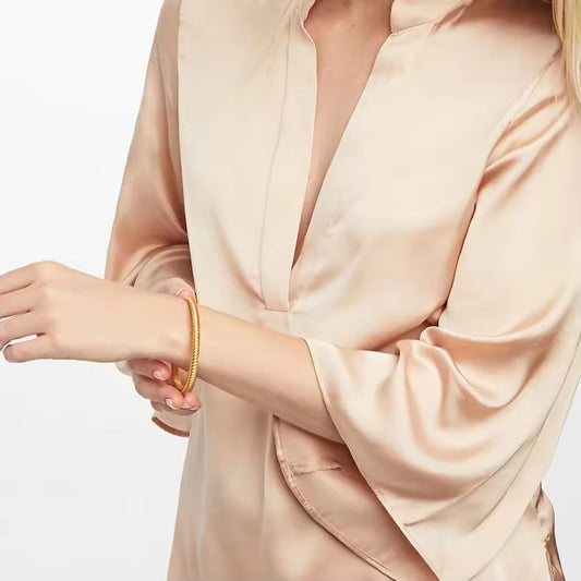 Radiance Hammered Gold Bracelet