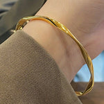 Whisper Thin Gold Bracelet