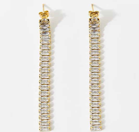 Crystal Dangler Earrings