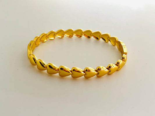 Love Textured Rim Bracelet