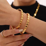 Love Textured Rim Bracelet