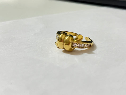 Ethereal Twist Adjustable Ring