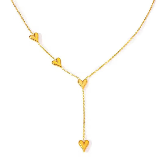 Four Heart Necklace