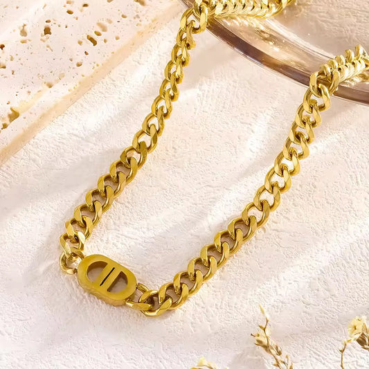 Cuban Curb Chain Link Necklace
