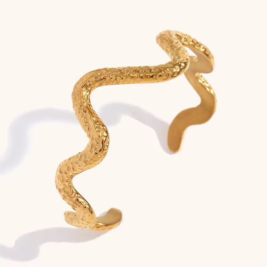 Hammered Snake Bracelet