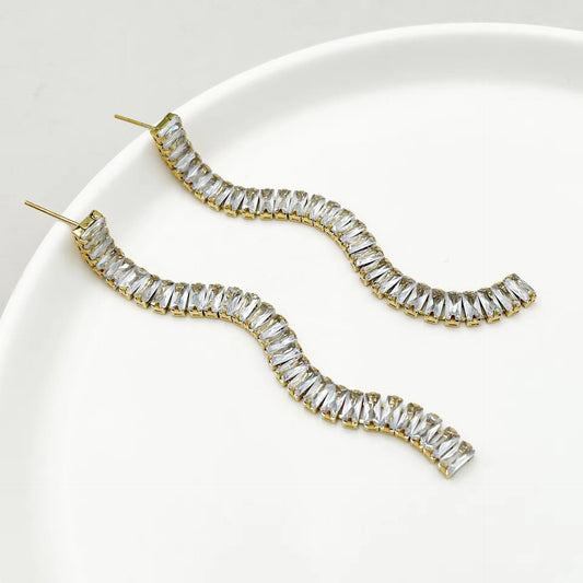 Crystal Dangler Earrings