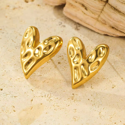 Large Twisted Hoop Earrings