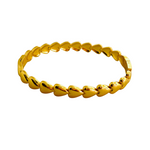 Love Textured Rim Bracelet