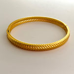 Radiance Hammered Gold Bracelet